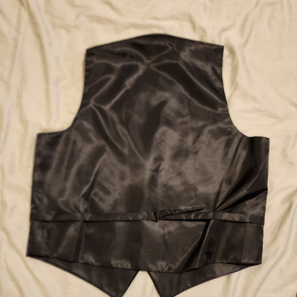 Ferrecci formal vest, 4xl, Purple - Picture 2 of 4